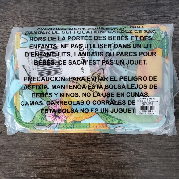 Vera Bradley Lemon Grove 3-in-1 Crossbody - Picture 5 of 5